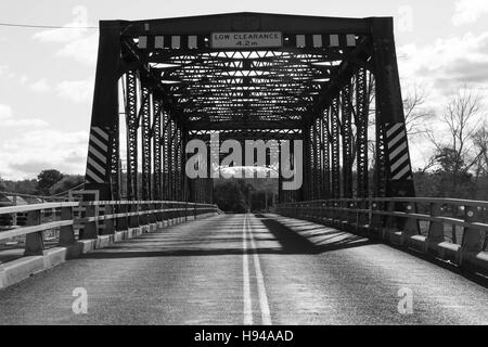 Alten Singleton Brücke, Singleton, New South Wales, Australien. Stockfoto