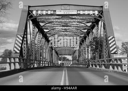 Alten Singleton Brücke, Singleton, New South Wales, Australien. Stockfoto