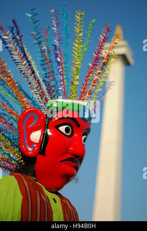 Ondel-ondel betawi Jakarta Indonesien Stockfoto