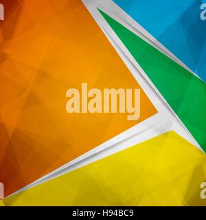 Abstrakte dreieckige Hintergrund Stock Vektor