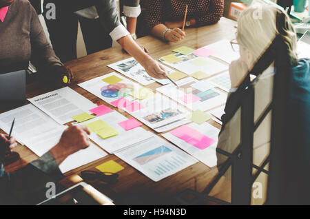 Business Team Meeting Projektplanung Konzept Stockfoto