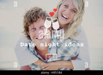 Liebe Zitate Romantik Valentines Website-Konzept Stockfoto