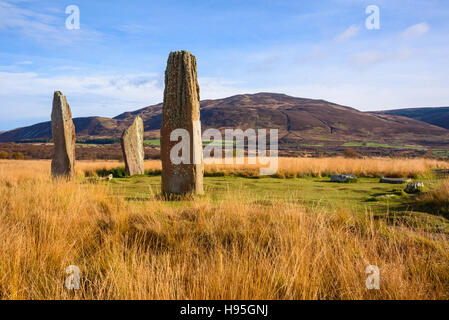 Machrie Moor Steinkreise, Isle of Arran, North Ayrshire, Schottland Stockfoto