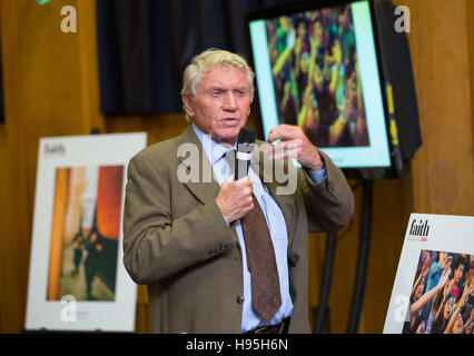 Legendären Fotografen, Don McCullin, bespricht seine Leidenschaft für die Fotografie Stockfoto