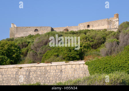 Das Fort Carré von Antibes in Frankreich Stockfoto