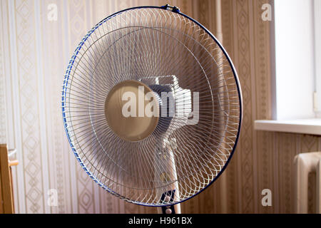 Ventilator im Zimmer Stockfoto