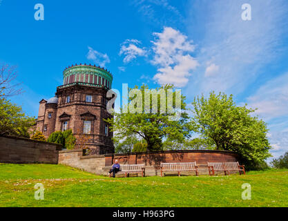 Lothian, Edinburgh, UK, Schottland, Blackford Hill, Blick auf das Royal Observatory. Stockfoto