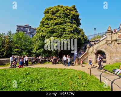 Germany/Deutschland, Lothian, Edinburgh, Wasser von Leith Gehweg. Stockfoto