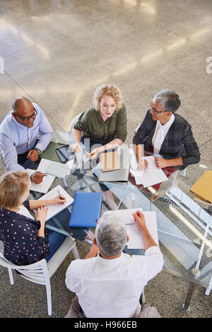Business-Leute treffen Stockfoto