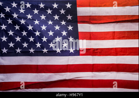 Closeup American flag Stockfoto