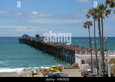 Oceanside Pier, Oceanside, San Diego County, Kalifornien, USA. Stockfoto