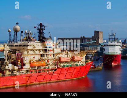 Germany/Deutschland, Edinburgh, Blick auf den Hafen von Leith. Stockfoto