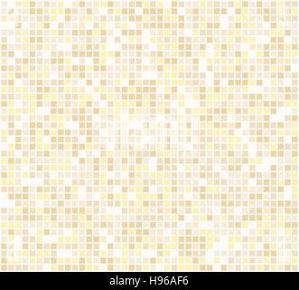 Geometrische Musterdesign. Mosaik modernen Hintergrund. Abbildung. Vektor. Quadrate. Beige, orange Stock Vektor