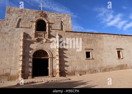 Mission San Francisco de Borja, Baja California, Mexiko Stockfoto