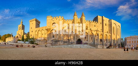 Palais des Papes, Avignon, Frankreich Stockfoto