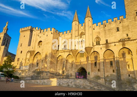 Palais des Papes, Avignon, Frankreich Stockfoto