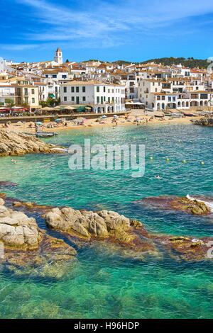 Calella de Palafrugell, Costa Brava Strand, Spanien Stockfoto