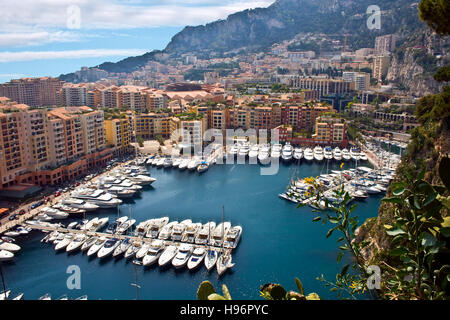 Luxus Bucht in Monte Carlo, Fürstentum Monaco, Europa Stockfoto