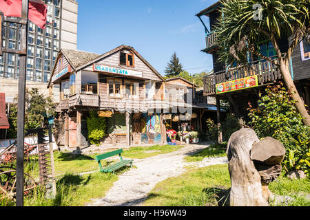 Straßen von Puerto Montt Chile Stockfoto