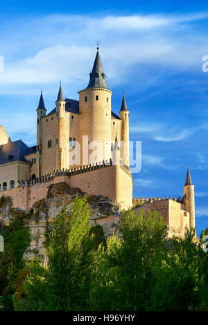 Spanien - Segovia Burg Stockfoto