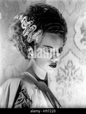 Braut von FRANKENSTEIN 1935 Universal International Film mit Elsa Lanchester Stockfoto