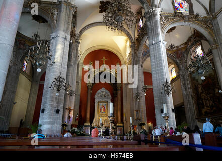 Die Capilla de Juramentos auf der Baslica de Nuestra Senora de Guadalupe, Mexiko-Stadt, Mexiko. Stockfoto