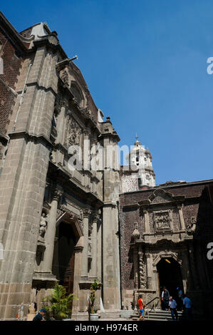 Templo Expiatorio a Cristo Rey (Antigua-Basilika) in La Basilica de Nuestra Senora de Guadelupe, Mexiko-Stadt, Mexiko Stockfoto