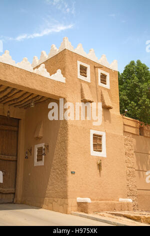 Straßen der alten Stadt Diriyah in der Nähe von Ar-Riyadh, Saudi Arabien Stockfoto