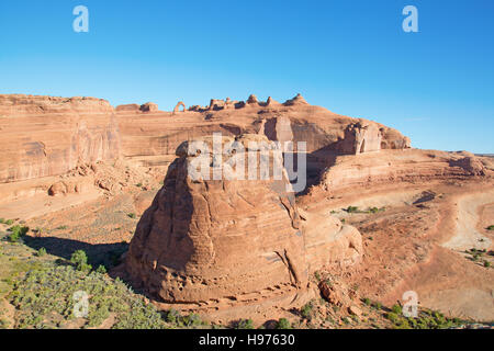 Berühmte Delicate arch in den Arches National Park, Utah, USA Stockfoto