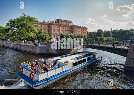 Ingenieurs-Burg. Russland Sankt Petersburg. Stockfoto