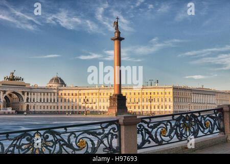 Schlossplatz. St. Petersburg. Russland Stockfoto
