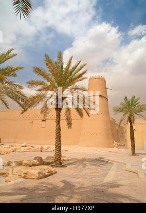 Alten Al Masmak Fort in der Ar-Riyadh, Saudi Arabien Stockfoto
