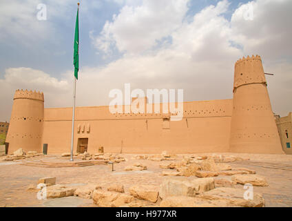 Alten Al Masmak Fort in der Ar-Riyadh, Saudi Arabien Stockfoto