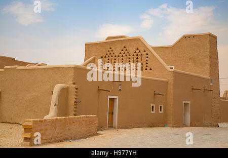 Straßen der alten Stadt Diriyah in der Nähe von Ar-Riyadh, Saudi Arabien Stockfoto