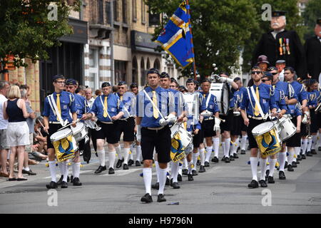 Reuzenstoet Riesen Parade Nieuwpoort Stockfoto