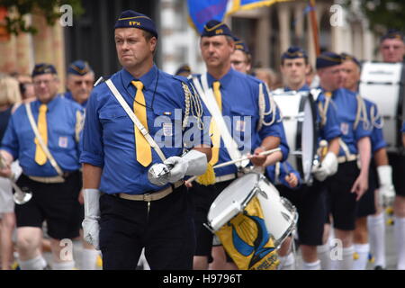 Reuzenstoet Riesen Parade Nieuwpoort Stockfoto