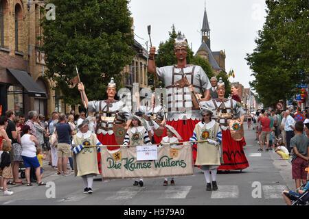 riesige Parade Nieuwpoort Stockfoto