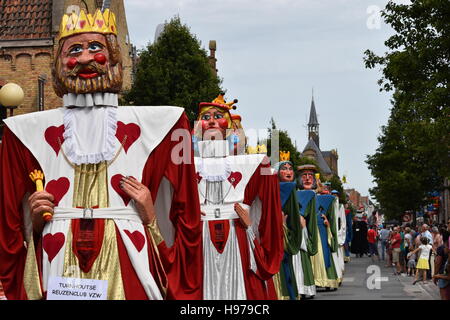 riesige Parade Nieuwpoort Stockfoto