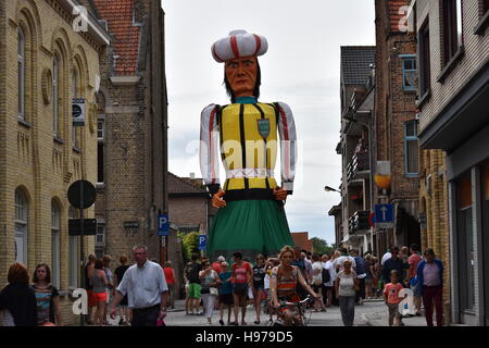 riesige Parade Nieuwpoort Stockfoto