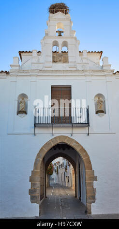 Zafra Arco de Jerez Puerta Arch in Extremadura Spanien durch die via De La Plata Stockfoto