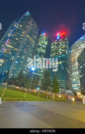 Skyline von Singapur und modernen Wolkenkratzern Stockfoto