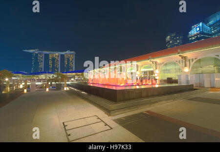 Skyline von Singapur und modernen Wolkenkratzern Stockfoto