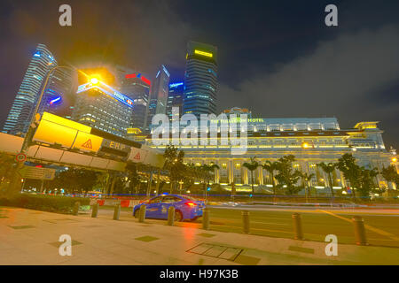 Skyline von Singapur und modernen Wolkenkratzern Stockfoto