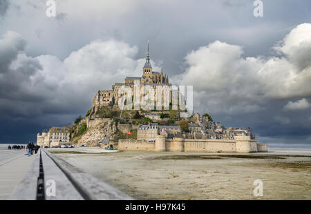 St. Michaels Mount, Normandie, Frankreich 18. November 2016 Stockfoto