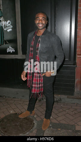 Erz Oduba verlässt die Tower Ballroom Blackpool nach diesem Wochenende Strictly Come Dancing show. Stockfoto