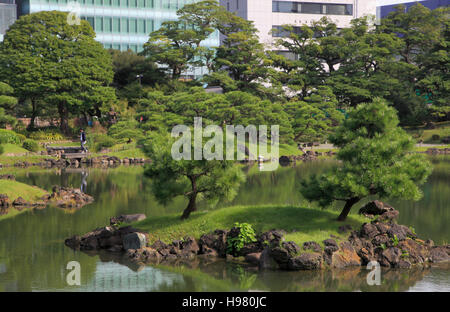 Japan, Tokio, Kyu Shiba Rikyu Garten, Stockfoto