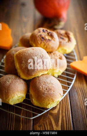 Kürbis süße Brötchen Stockfoto