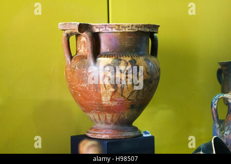 Archäologische antiquarium nach Milazzo Messina, Sizilien Stockfoto