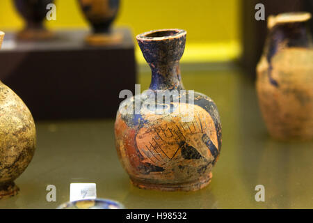 Archäologische antiquarium nach Milazzo Messina, Sizilien Stockfoto