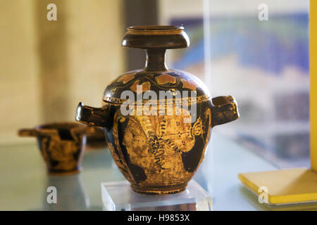 Archäologische antiquarium nach Milazzo Messina, Sizilien Stockfoto